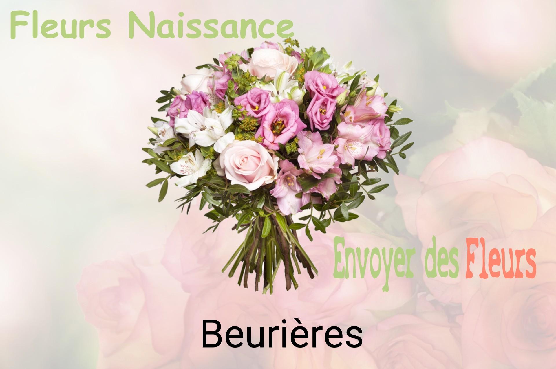 Bouquet de fleurs de naissance livré à Beurières